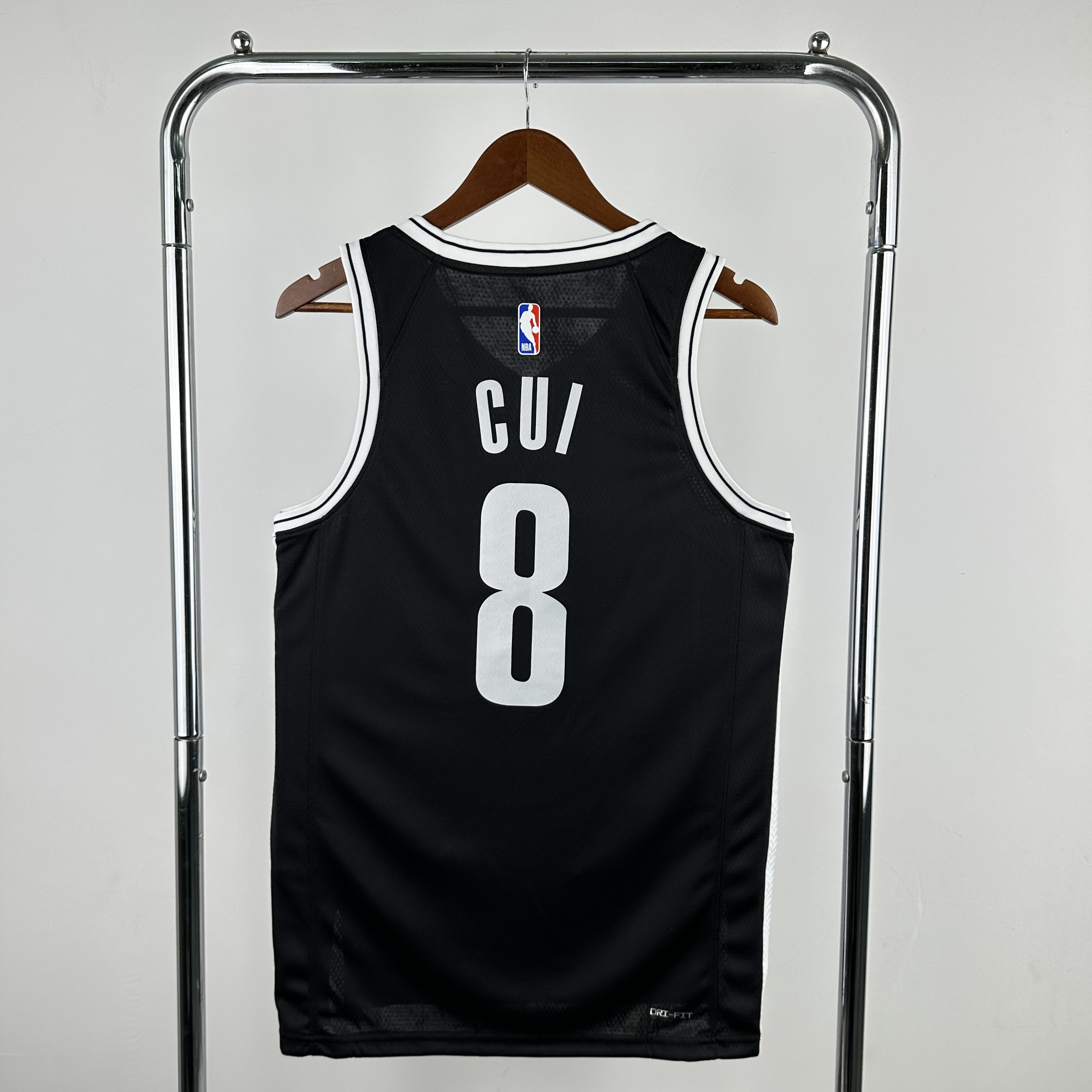 Men Brooklyn Nets #8 Cui Black Season Nike 2023 NBA Jersey